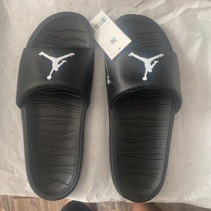 Air Jordan Break Slide Black White Size 12M (US) DEADSTOCK